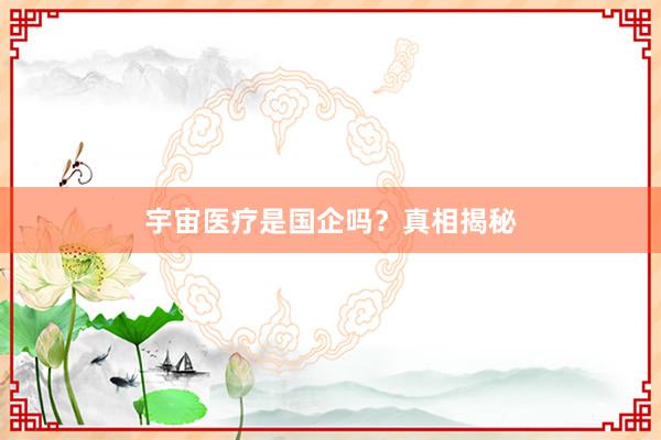 宇宙医疗是国企吗？真相揭秘
